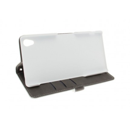 Insmat book-stiilis mobiilikott Sony Xperia Z3'le, valge