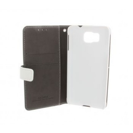 Insmat book-stiilis mobiilikott Samsung Galaxy Alphale, valge