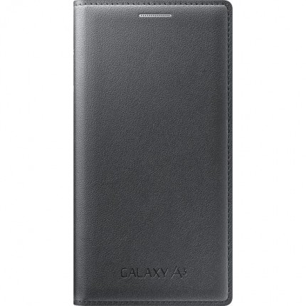 Samsung Galaxy A3 ümbris Flip Wallet Cover, must
