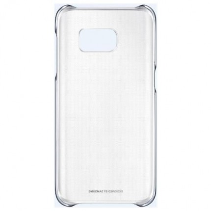 Samsung Galaxy S7 Clear Cover telefonikate, läbipaistev ( must raam )