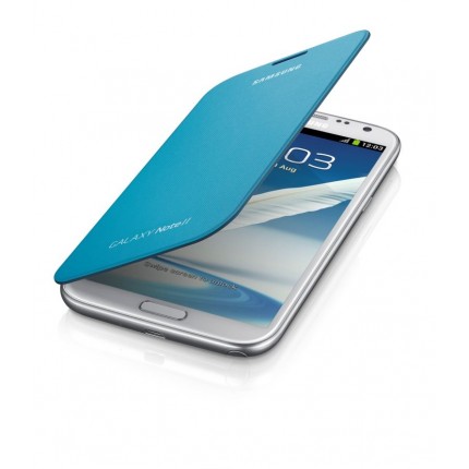 Samsung Galaxy Note 2 mobiilitikott Flip Cover, sinine