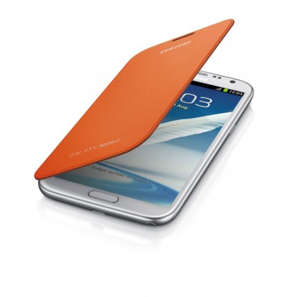 Samsung Galaxy Note 2 mobiilitikott Flip Cover, oranz