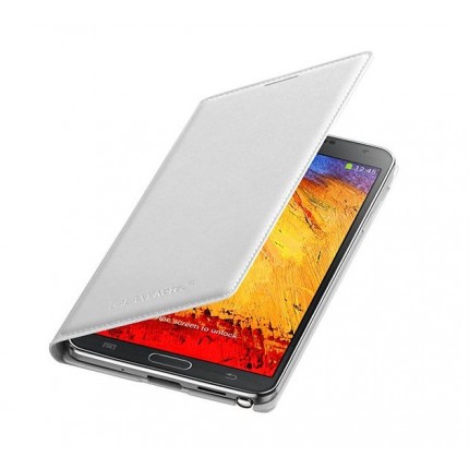 Samsung Galaxy Note 3 ümbris Wallet Flip Cover, valge