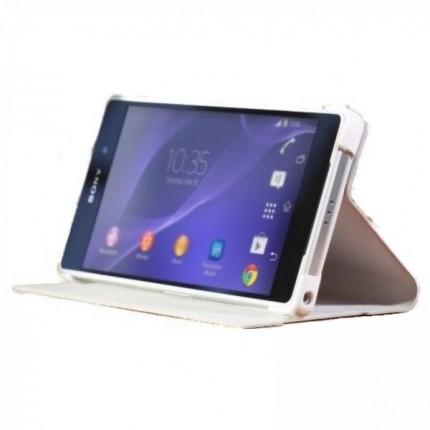 Sony Style Cover mobiiliümbris Sony Xperia Z2'le, valge