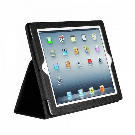 Bugatti Folder tahvelarvuti ümbris Apple iPad 2 / iPad 3 / iPad 4'le, must