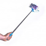 Celly Selfie Stick - mini, 3,5mm juhtmega, sinine