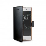 Celly Wally mobiiliümbris Sony Xperia XA1'le, must