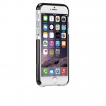 Case-Mate Tough Air ümbris Apple iPhone 6 / 6S'le, läbipaistev must