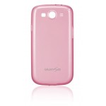 Samsung Galaxy S3 mobiilitikott Protective Cover, läbipaistev roosa