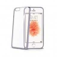 Celly Laser ümbris Apple iPhone 5 / 5S / SE'le, läbipaistev hõbedane