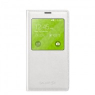 Samsung Galaxy S5 mobiilitikott S-View Cover, valge