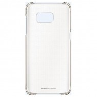 Samsung Galaxy S7 Edge Clear Cover telefonikate, läbipaistev ( kuldne raam )