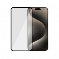 Fonex 3D kaitseklaas, iPhone 15 Pro Max, musta äärega