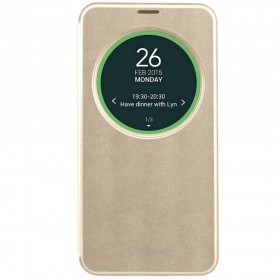 Asus mobiilikott View Flip Cover kaaned Asus Zenfone 2'le, kuldne