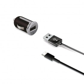 Celly USB autolaadija Type-C kaabliga, 2.4A