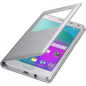 Samsung Galaxy A5 mobiilikott S-View Cover, hõbedane