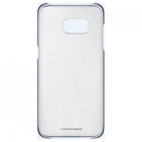 Samsung Galaxy S7 Edge Clear Cover telefonikate, läbipaistev ( must raam )
