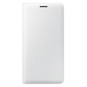 Samsung Galaxy J3 ümbris Flip Wallet Cover, valge
