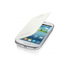 Samsung Galaxy S3 mini mobiilitikott Flip Cover, valge