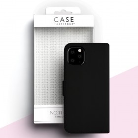 Case 44 Wallet No.11 book stiilis mobiiliümbris iPhone 11 Pro , must