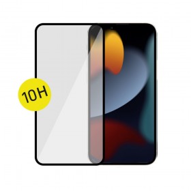 Fonex 3D Ceramic - 10H kaitseklaas, iPhone 14 PRO MAX, musta äärega