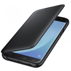 Samsung Galaxy J5 (2017) ümbris Flip Wallet Cover, must