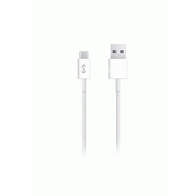Fonex Micro-USB kaabel 1m, kuni 2,4A, valge