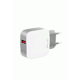 Fonex USB võrgulaadija KIIRE, 3.1A, valge