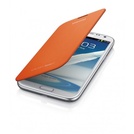 Samsung Galaxy Note 2 Flip Cover, orange