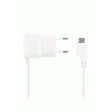 Fonex 1A micro USB travel charger SLIM, white