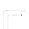 Just Wireless 2m Apple Lightning Charge and Sync Cable in White