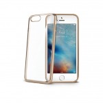 Celly Laser cover for Apple iPhone 7, transparent golden color