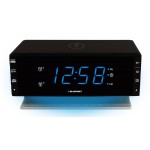 Blaupunkt clock radio with wireless and USB charging