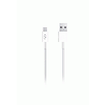 Fonex Micro-USB cable, 1m, 2,4A, white