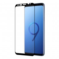 Eiger 3D GLASS Full Screen Tempered Glass Screen Protector for Samsung Galaxy S9 in Clear/Black