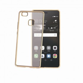 Celly Laser cover for Huawei P9 Lite, transparent golden