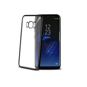 Celly Laser cover for Samsung Galaxy S8, transparent black color