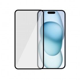 Fonex Ceramic screen protector for Apple iPhone 15 | Black border
