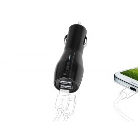 SBS Car charger micro with 2 USB ports 3.100 mAh