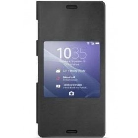 Sony Style Cover Window Case for Xperia Z3, black