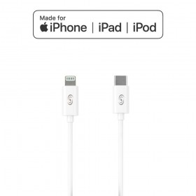 Charging cable Fonex Made for Apple Speed Charge Type-C to Lightning 3A 15W 1.2 meters White color